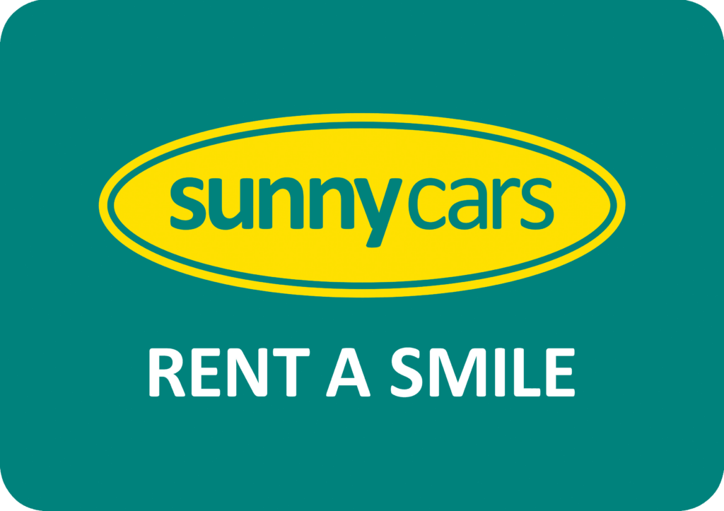 Sunny Cars Logo auf Fläche